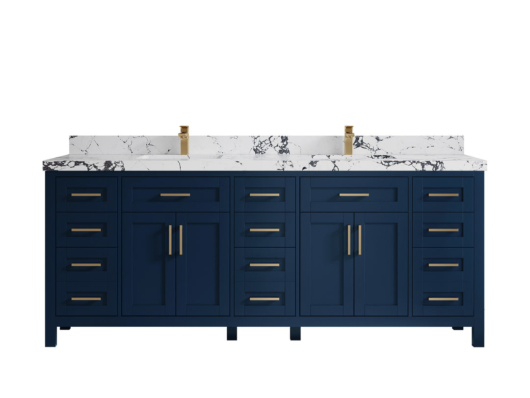 Cambridge 84 in. W x 22 in. D Double Sink Bathroom Vanity