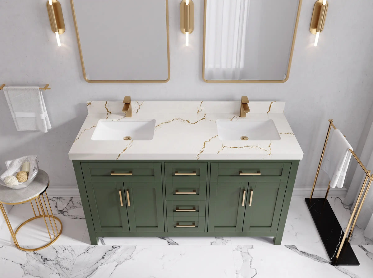 Cambridge 60 in. W x 22 in. D Double Sink Bathroom Vanity