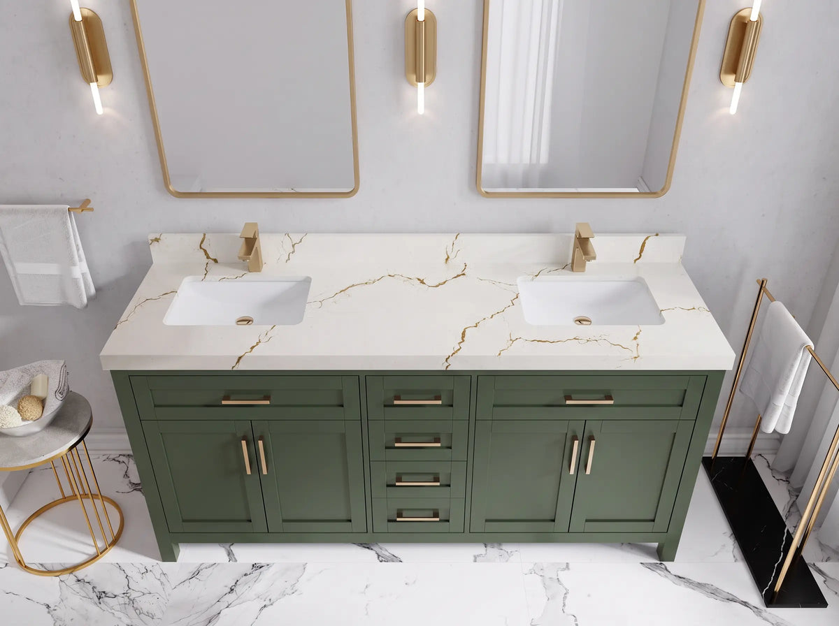 Cambridge 72 in. W x 22 in. D Double Sink Bathroom Vanity