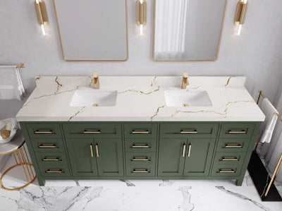 Cambridge 84 in. W x 22 in. D Double Sink Bathroom Vanity