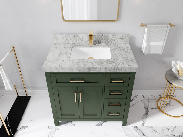 Cambridge 36 in. W x 22 in. D Single Center Sink Bathroom Vanity - photo 29