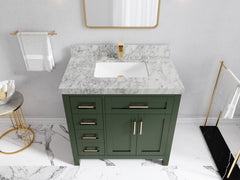 Cambridge 36 in. W x 22 in. D Single Center Sink Bathroom vanity - photo 23