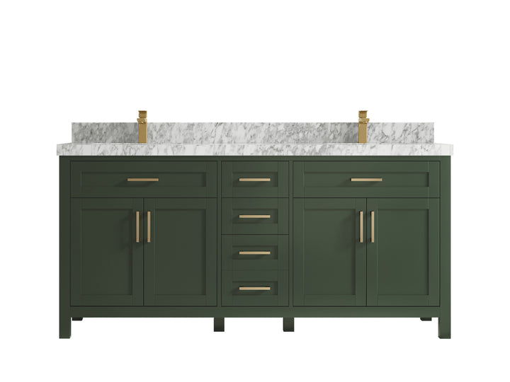 Cambridge 72 in. W x 22 in. D Double Sink Bathroom Vanity - photo 29