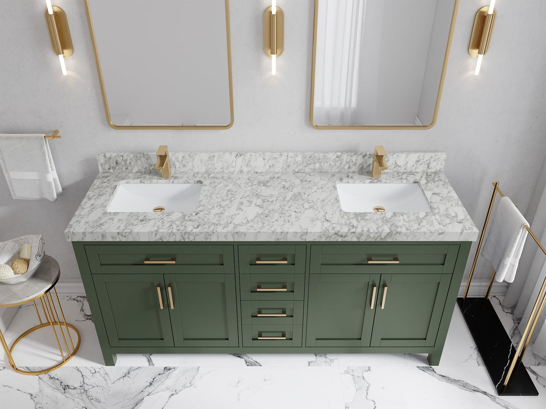 Cambridge 72 in. W x 22 in. D Double Sink Bathroom Vanity
