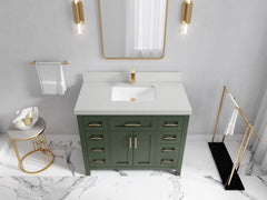 Cambridge 42 in. W x 22 in. D Single Sink Bathroom Vanity - photo 25