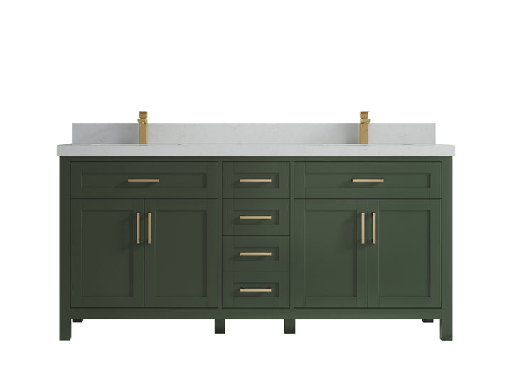 Cambridge 72 in. W x 22 in. D Double Sink Bathroom Vanity - photo 31