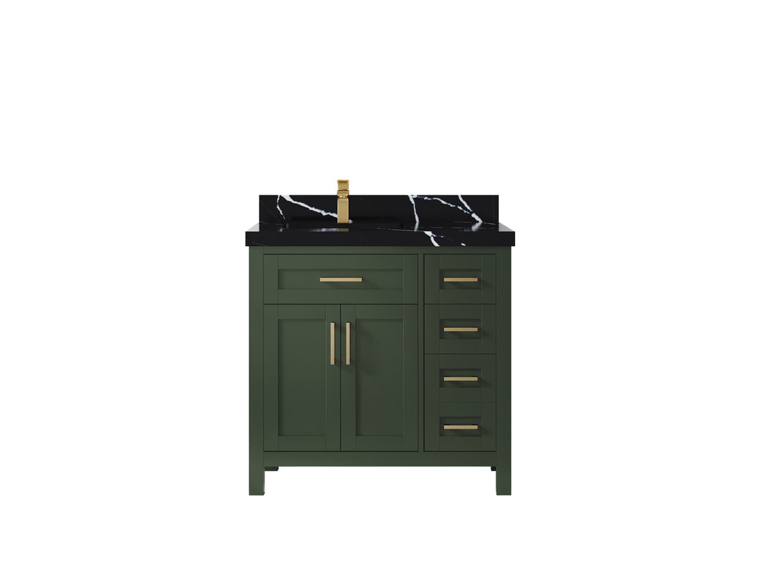 Cambridge 36 in. W x 22 in. D Left Offset Sink Bathroom Vanity