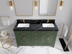 Cambridge 60 in. W x 22 in. D Double Sink Bathroom Vanity - photo 41