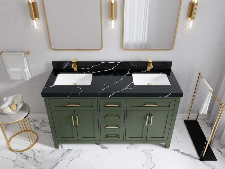 Cambridge 60 in. W x 22 in. D Double Sink Bathroom Vanity - photo 46