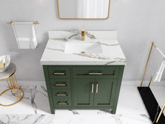 Cambridge 36 in. W x 22 in. D Single Center Sink Bathroom vanity - photo 13