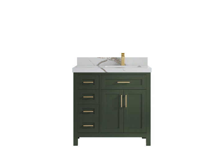 Cambridge 36 in. W x 22 in. D Right Offset Sink Bathroom Vanity - photo 19
