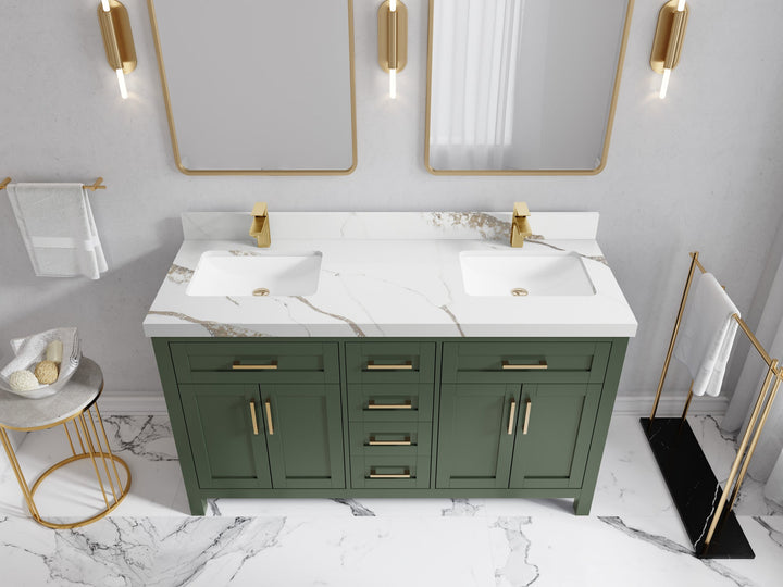 Cambridge 60 in. W x 22 in. D Double Sink Bathroom Vanity - photo 48
