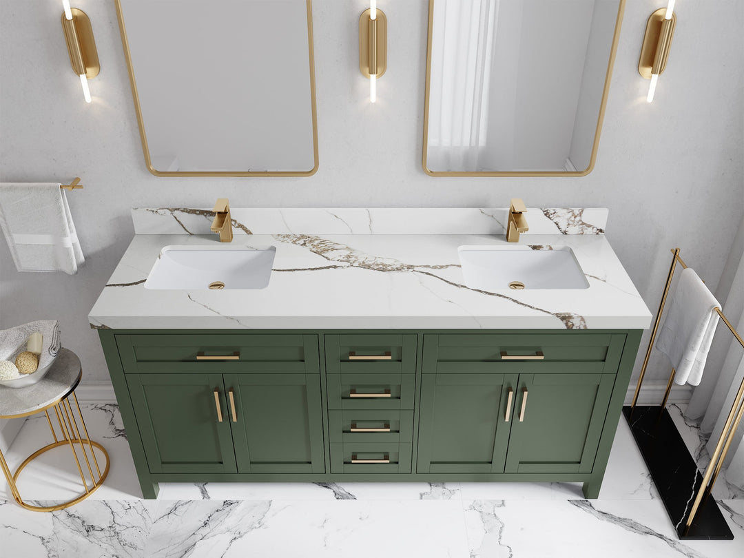 Cambridge 72 in. W x 22 in. D Double Sink Bathroom Vanity