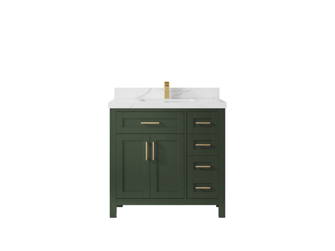 Cambridge 36 in. W x 22 in. D Single Center Sink Bathroom Vanity
