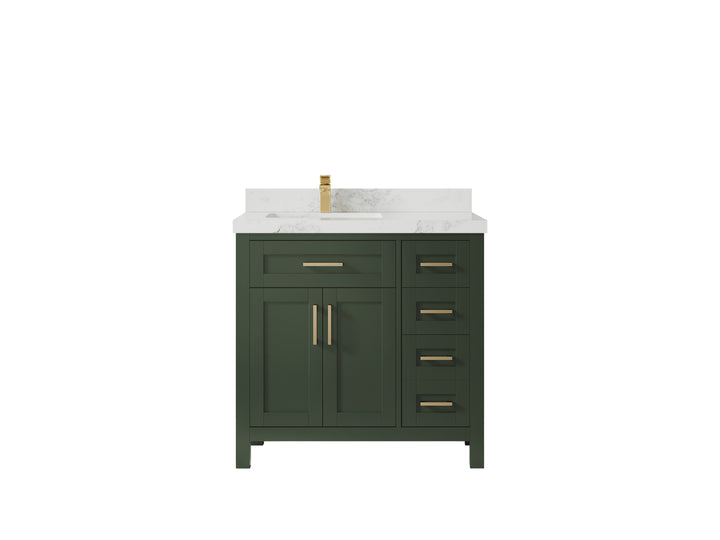 Cambridge 36 in. W x 22 in. D Left Offset Sink Bathroom Vanity - photo 30