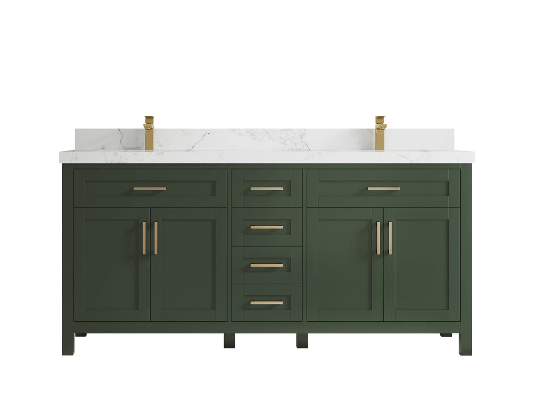 Cambridge 72 in. W x 22 in. D Double Sink Bathroom Vanity