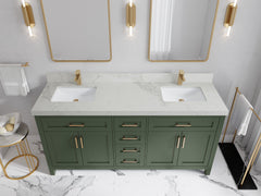 Cambridge 72 in. W x 22 in. D Double Sink Bathroom Vanity - photo 17