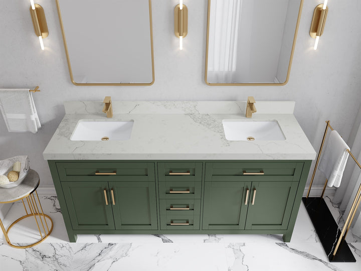 Cambridge 72 in. W x 22 in. D Double Sink Bathroom Vanity - photo 22