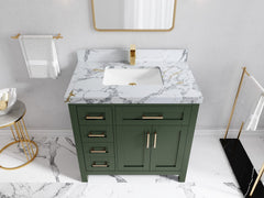 Cambridge 36 in. W x 22 in. D Single Center Sink Bathroom vanity - photo 19