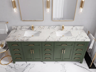 Cambridge 84 in. W x 22 in. D Double Sink Bathroom Vanity