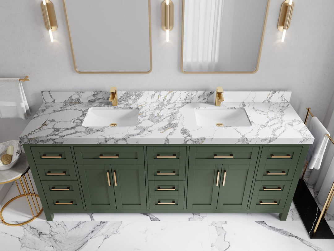 Cambridge 84 in. W x 22 in. D Double Sink Bathroom Vanity