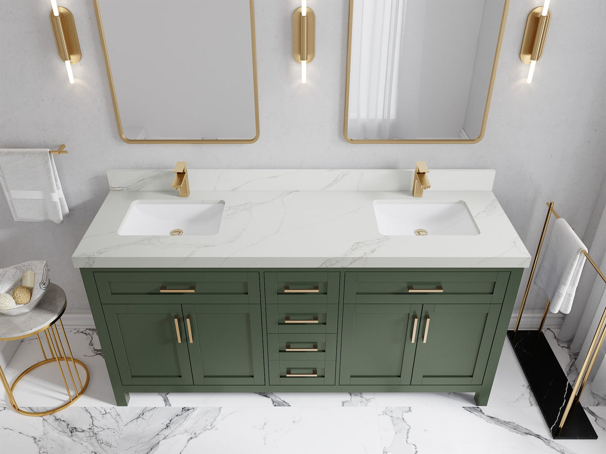 Cambridge 72 in. W x 22 in. D Double Sink Bathroom Vanity
