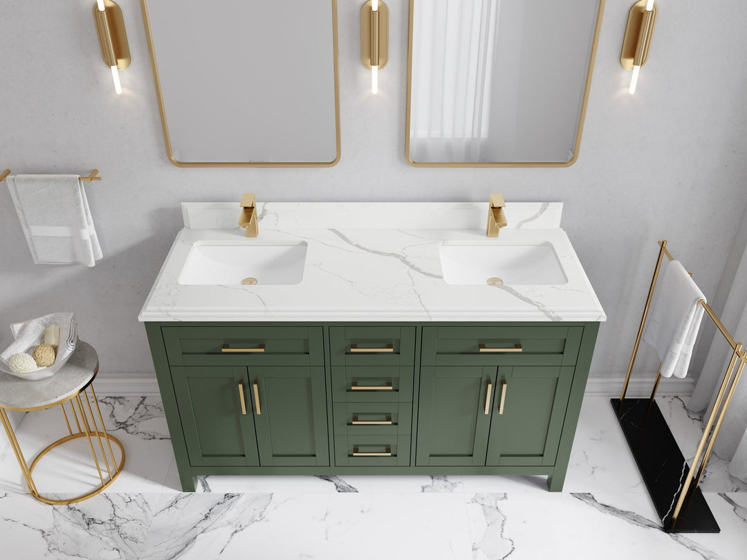 Cambridge 60 in. W x 22 in. D Double Sink Bathroom Vanity