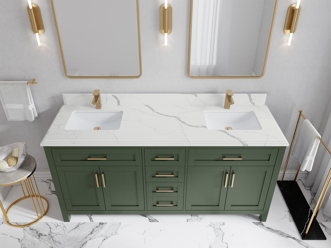 Cambridge 72 in. W x 22 in. D Double Sink Bathroom Vanity