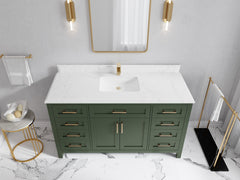 Cambridge 60 in. W x 22 in. D Single Sink Bathroom Vanity - photo 21