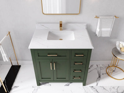 Cambridge 36 in. W x 22 in. D Single Center Sink Bathroom Vanity