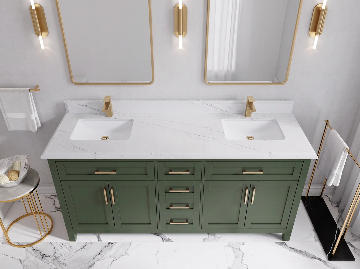 Cambridge 72 in. W x 22 in. D Double Sink Bathroom Vanity