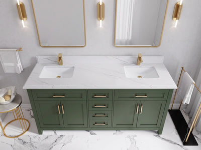 Cambridge 72 in. W x 22 in. D Double Sink Bathroom Vanity