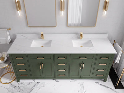 Cambridge 84 in. W x 22 in. D Double Sink Bathroom Vanity