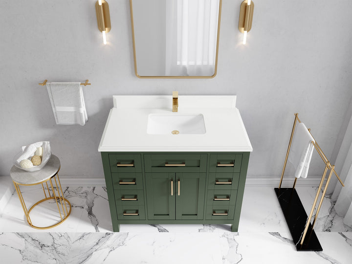 Cambridge 42 in. W x 22 in. D Single Sink Bathroom Vanity - photo 36