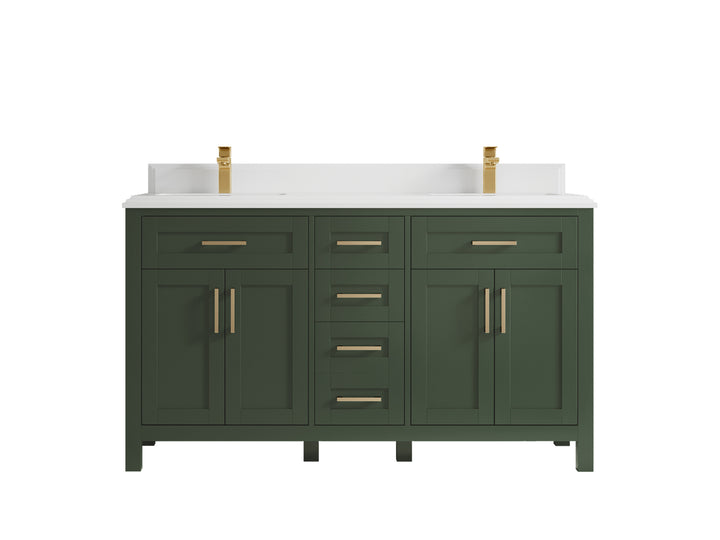 Cambridge 60 in. W x 22 in. D Double Sink Bathroom Vanity - photo 29