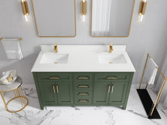 Cambridge 60 in. W x 22 in. D Double Sink Bathroom Vanity - photo 23