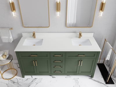 Cambridge 72 in. W x 22 in. D Double Sink Bathroom Vanity