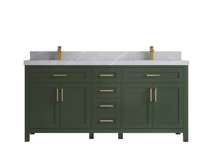Cambridge 72 in. W x 22 in. D Double Sink Bathroom Vanity - photo 41