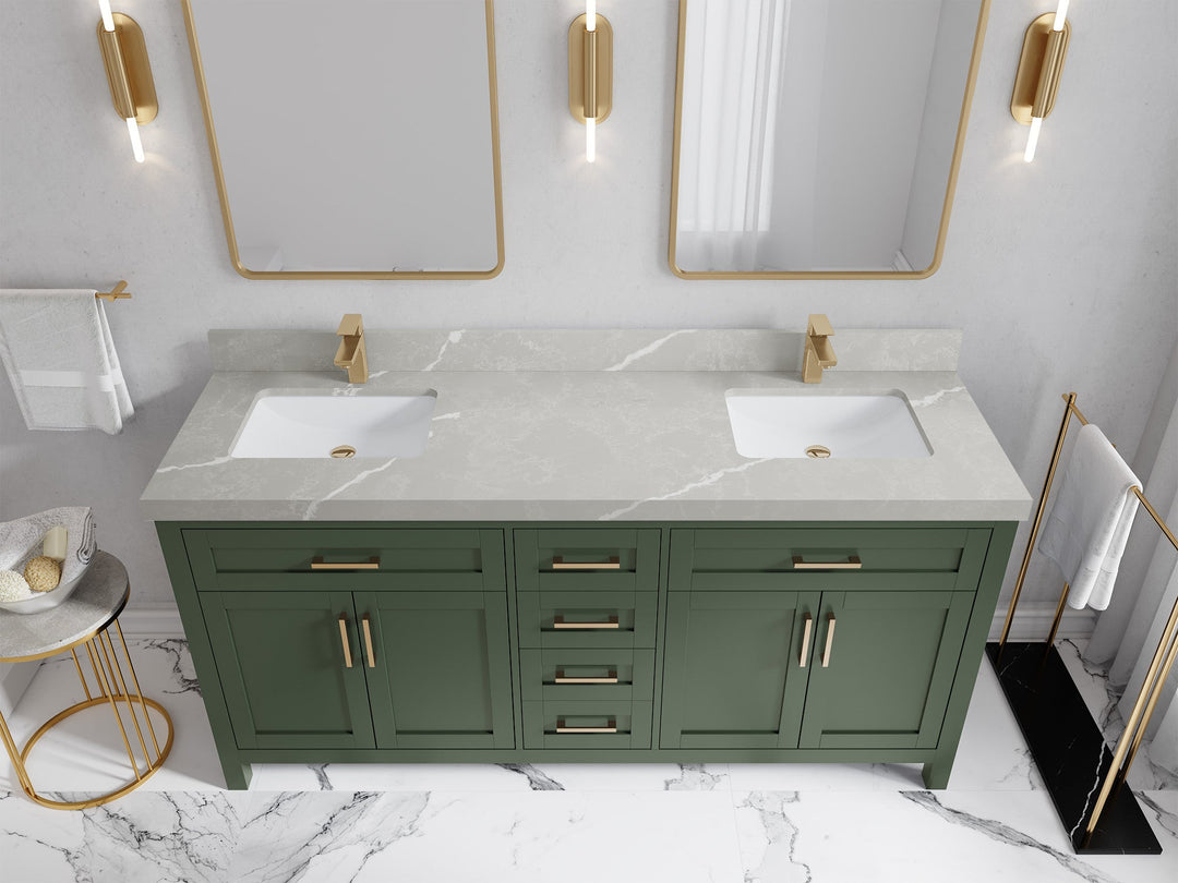 Cambridge 72 in. W x 22 in. D Double Sink Bathroom Vanity