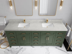 Cambridge 84 in. W x 22 in. D Double Sink Bathroom Vanity - photo 15