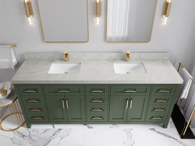 Cambridge 84 in. W x 22 in. D Double Sink Bathroom Vanity