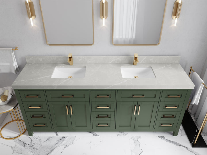 Cambridge 84 in. W x 22 in. D Double Sink Bathroom Vanity - photo 20