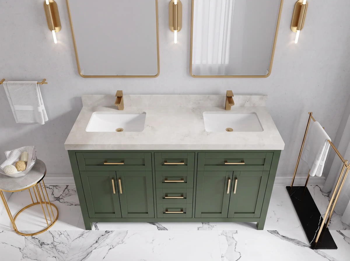 Cambridge 60 in. W x 22 in. D Double Sink Bathroom Vanity