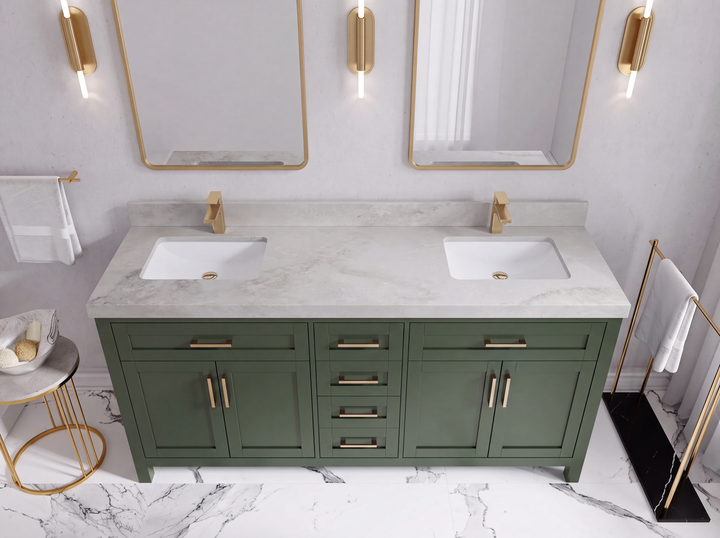 Cambridge 72 in. W x 22 in. D Double Sink Bathroom Vanity - photo 47