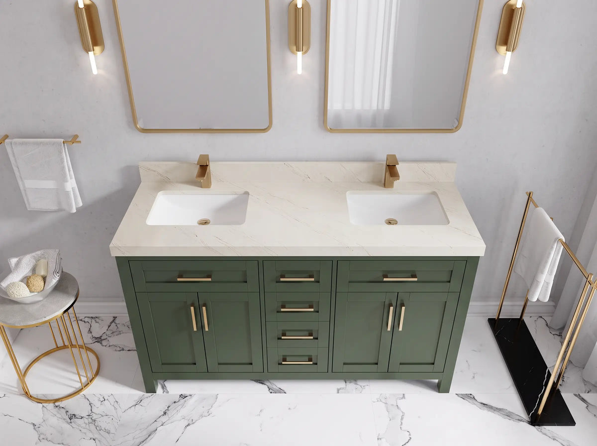 Cambridge 60 in. W x 22 in. D Double Sink Bathroom Vanity