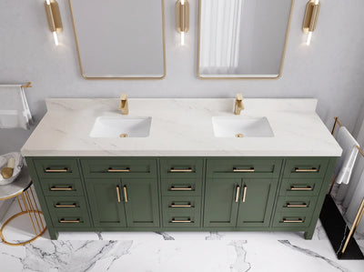 Cambridge 84 in. W x 22 in. D Double Sink Bathroom Vanity