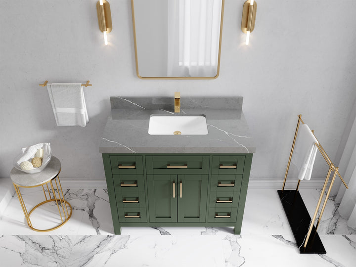 Cambridge 42 in. W x 22 in. D Single Sink Bathroom Vanity - photo 42