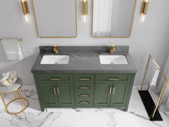 Cambridge 60 in. W x 22 in. D Double Sink Bathroom Vanity - photo 29