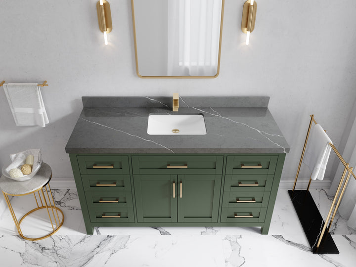 Cambridge 60 in. W x 22 in. D Single Sink Bathroom Vanity - photo 36