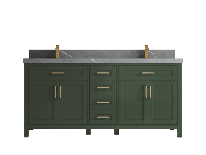 Cambridge 72 in. W x 22 in. D Double Sink Bathroom Vanity - photo 43